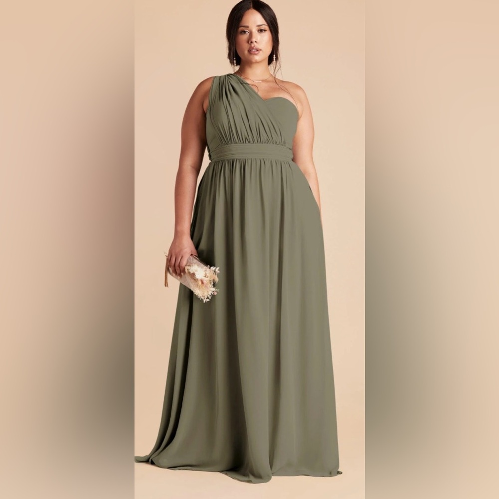 Birdy Grey Grace Bridesmaid Dress in Thyme - Picture 3 of 5